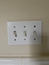 A Group Of All Light Switches And Outlets Throughout Guest House