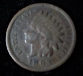 U.S. 1893 U.S.  Indian Head Penny