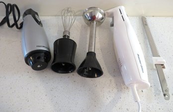 Hamilton Beach Immersion Blender & Proctor Silex Electric Knife