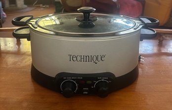 Technique Multi Cooker - Fry/ Bake/ Roast Steam Slow Cooker Working - Model CETGSC6