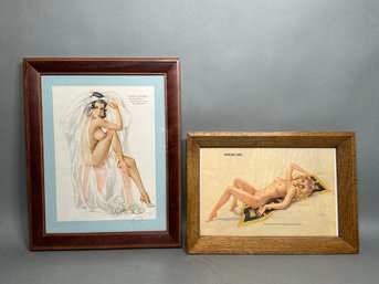Vintage Vargas Girls Framed Prints