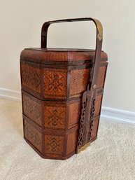 Stackable Woven Chinese Wedding Basket