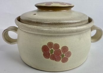 Denby Stoneware 2PT Flower Dish With Lid