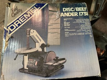 DREMEL DISC BELT SANDER 1731 IN BOX