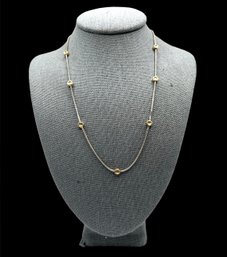 Vintage Silpada Designer Sterling Silver With Vermeil Beads Necklace