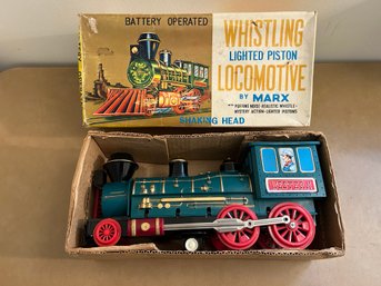 1960s NIB MARX Tin Locomotive