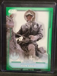 2021 Topps Star Wars Battle Plans Green Han Solo 94/99 - C