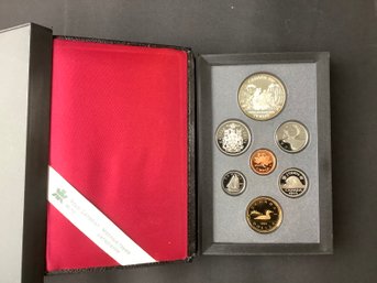 1989 Royal Canadian Mint Set Of Coins With COA