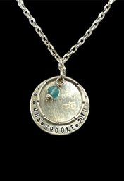 Sterling Silver DHS Brooke 2010 Penant Necklace