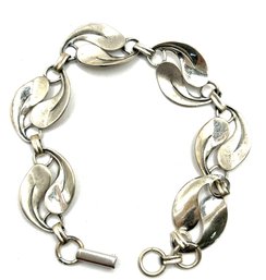 Vintage Beau Designer Sterling Silver Linked Bracelet