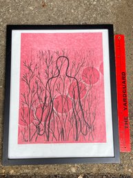 'In The Forest' Signed Artwork Print Numbered 5/20 12x15 Framed Glass