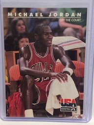 1992 Skybox USA Basketball Michael Jordan Off The Court - C