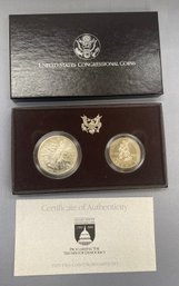 1989 Two Coin Uncirculated Set