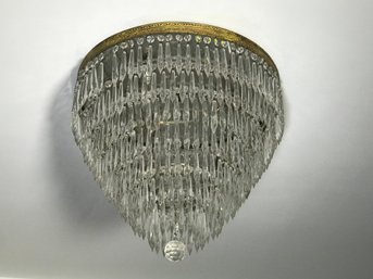 Lovely French Empire Tiered Chandelier - We Have Another Very Similar - This One Has Gold Ceiling Cap