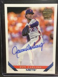 2022 Topps Archives Ron Darling Autographed Card - K