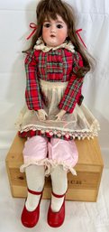 An Antique Armand Marseille Germany Doll Porcelain Head & Hands - Follow Next Auction For More Antique Dolls