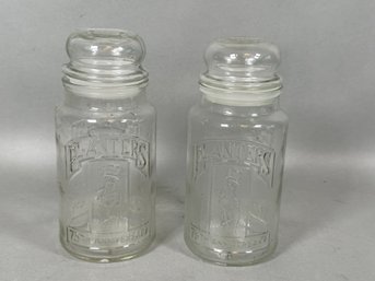 Planters Peanuts 75th Anniversary Glass Jars