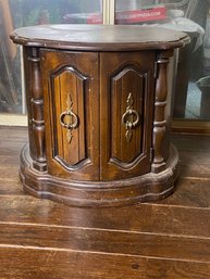 Vintage Round End Table 1 Of 2