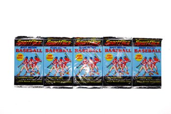 5 1988 Sportflics Magic Motion Baseball Trading Cards Pack Sealed!