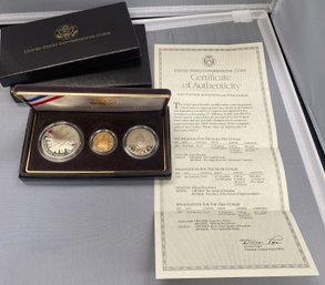 1989 Three Coin PROOF Set