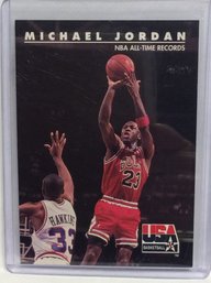 1992 Skybox USA Basketball Michael Jordan NBA All Time Records - C