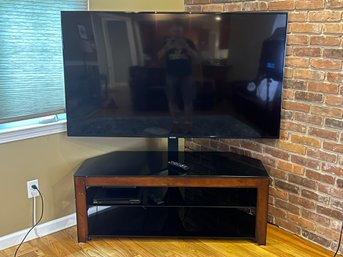 Samsung 65' TV On TV Stand