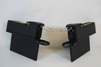 Pair Of New In Box Car Seat Charging Stations, Cup Holders, Change Holders - Left And Right Sides