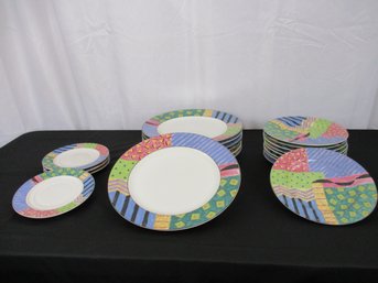 Colorful Farberware RV Retroneu Dish Set