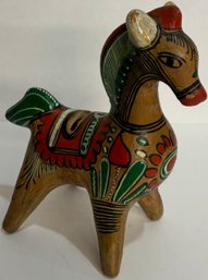 Tonala Folk Art Handpainted Pony Bank
