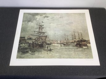 Stanislas Lepine Le Port De Caen Print