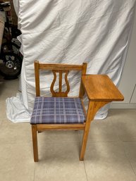 Vintage Telephone Table With Storage Under Seat