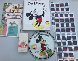 Disney Lovers Dream Lot - Vintage Park Map, Coffee Table Book And More