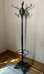 1940s Vintage  Cast Iron Coat Rack -