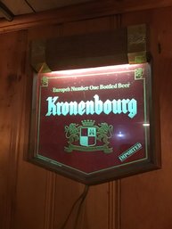 Vintage Kronenbourg Bar Light