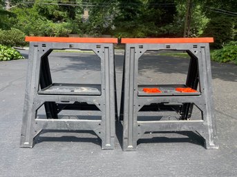 Pair Of ZAG Sawhorses