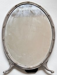 Vintage Pewter Vanity Mirror