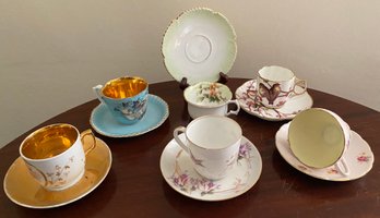 Six Tea Cups And Saucers