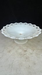 Milk Glass Compote