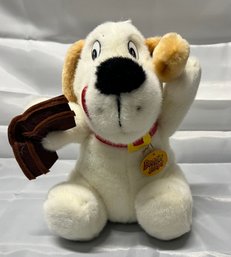 Begin Strips Dog Plush Stuffed 11' Advertising Mascot Purina 1998 Bacon