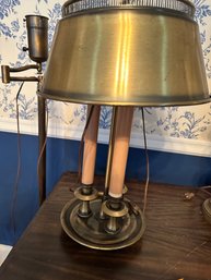 3 Wick Candle Lamp With Metal Shade