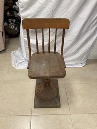 Antique School Desk Chair