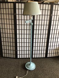 Blue Painted Floor Lamp
