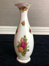 Vintage Royal Albert Old Country Roses Bone China Vase