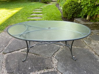 Brown Jordan Roma Strap Outdoor Oval Dining Table