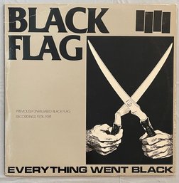 1987 Black Flag - Everything Went Black 2xLP SST015 VG Plus