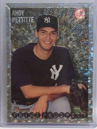 1995 Bowman Prime Prospect Andy Pettitte Rookie Card - C