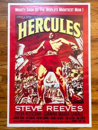 A Movie Poster 'Hercules' - Steve Reeves
