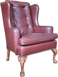 Vintage Leather Tufted Chesterfield Armchair By Classic Leather Inc.