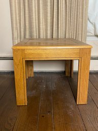 Mid Century Parquet End Table 1 Of 2