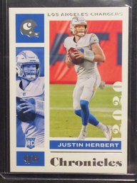 2020 Panini Chronicles Justin Herbert Rookie Card - C